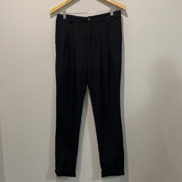 Hugo Boss Black Trousers Wool comfort fit style Pleated - Picture 10 of 16